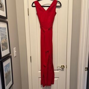 ANTONIO MELANI Vibrant Red Jumpsuit